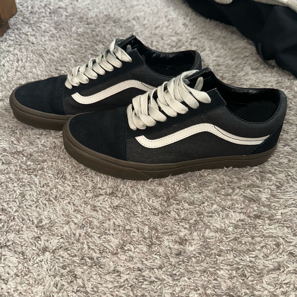 Vans Classic Black and White Sneakers